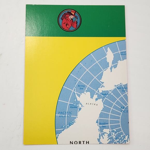 Vintage 1993 “Where in the World Is Carmen Sandiego?” Card Game | Retro PBS - Picture 9 of 9